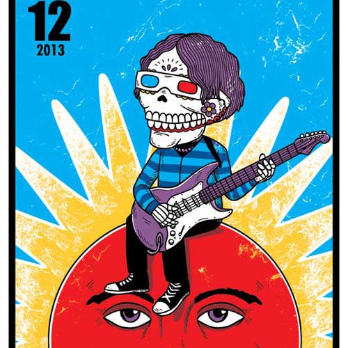 Primus Poster by Jose Pulido for Mexico City Show March 12, 2013