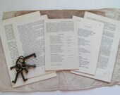 Vintage Foreign Text Pack. 100 Piece