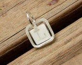 Petite Breast Milk Pendant Embossed Letter.