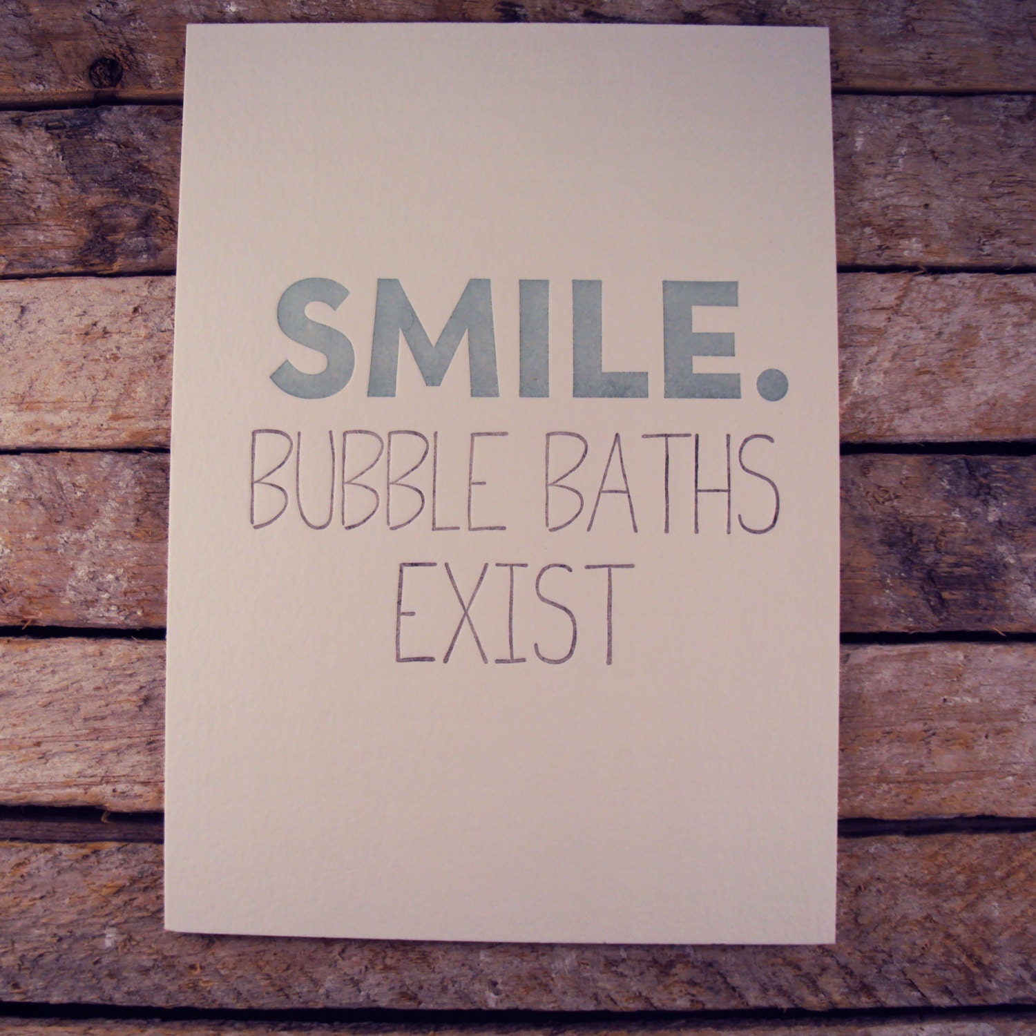 SMILE Bubble Baths Exist ...