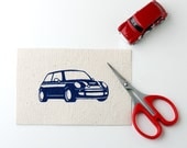 Canvas New MINI Iron-on Patch, Navy Blue