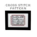 DIY  - LOVE in Binary - .pdf Original Cross Stitch Pattern - Instant Download