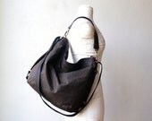 Waxed Canvas LAPTOP HOBO PACK  with 13" laptop pocket - 'three in one' - waxed canvas bag