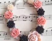 Corals floral bracelet 