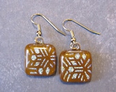 Brown Earrings, Dangle Earrings, Hypoallergenic Earings, Brown Jewelry - Westwood - 1854 -3
