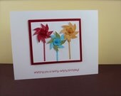 Twirly Whirly Birthday Card 89