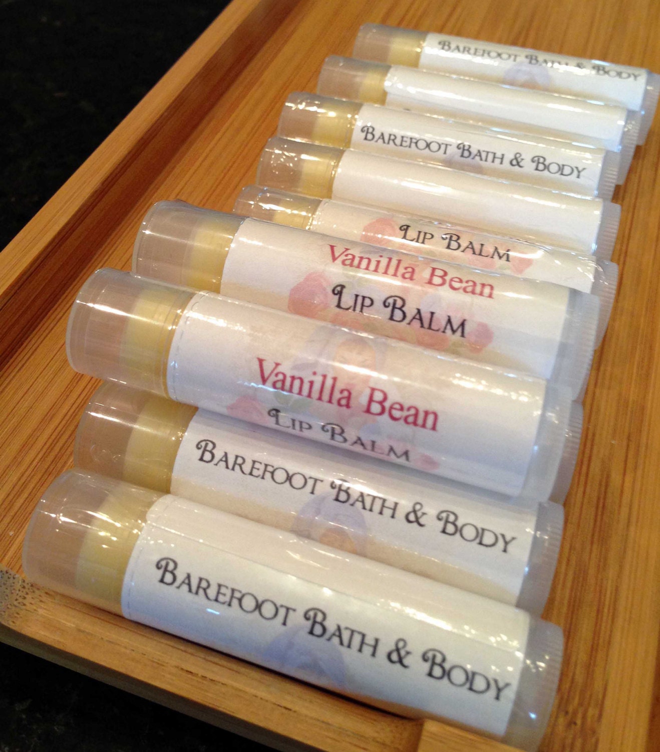 Vanilla Bean Lip Balm Shea and Olive Oil Formula