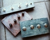 Jewelry or Key Rack / Holder Custom from Reclaimed Wood Hooks & Hardware