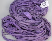 Recycled Silk Sari Ribbon Called Violet