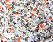 SALE China Mosaic Tiles - MIXED Lot - Broken Plate - Mosaic Tiles over 1200 PIECES a Huge Lot