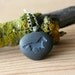 Horse lover gift - Tiny PebbleGlyph Pendant (c) - Engraved beach stone necklace - READY TO SHIP