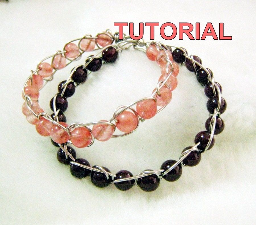 TUTORIAL- Wire Wrap Infinity Bracelet.