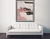 Art Print Extra Large Two men playing Fabric poster