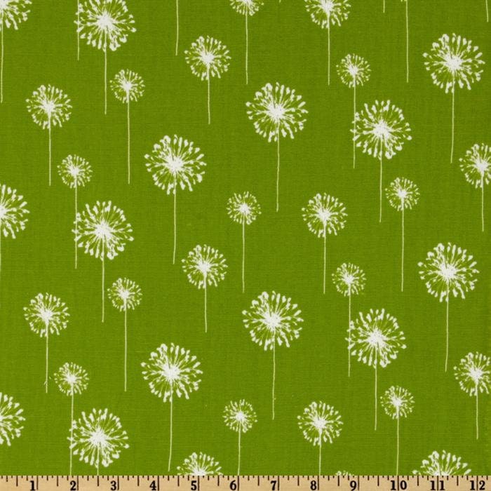 Bridesmaid Clutch / SALE and FREE SHIPPING / Fold Over Envelope Clutch / Premier Prints - Small Dandelion in Chartreuse & White/ Gift Idea