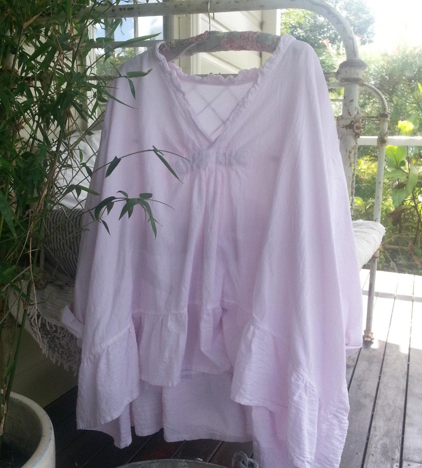 Cotton Pink Over Sized Shirt