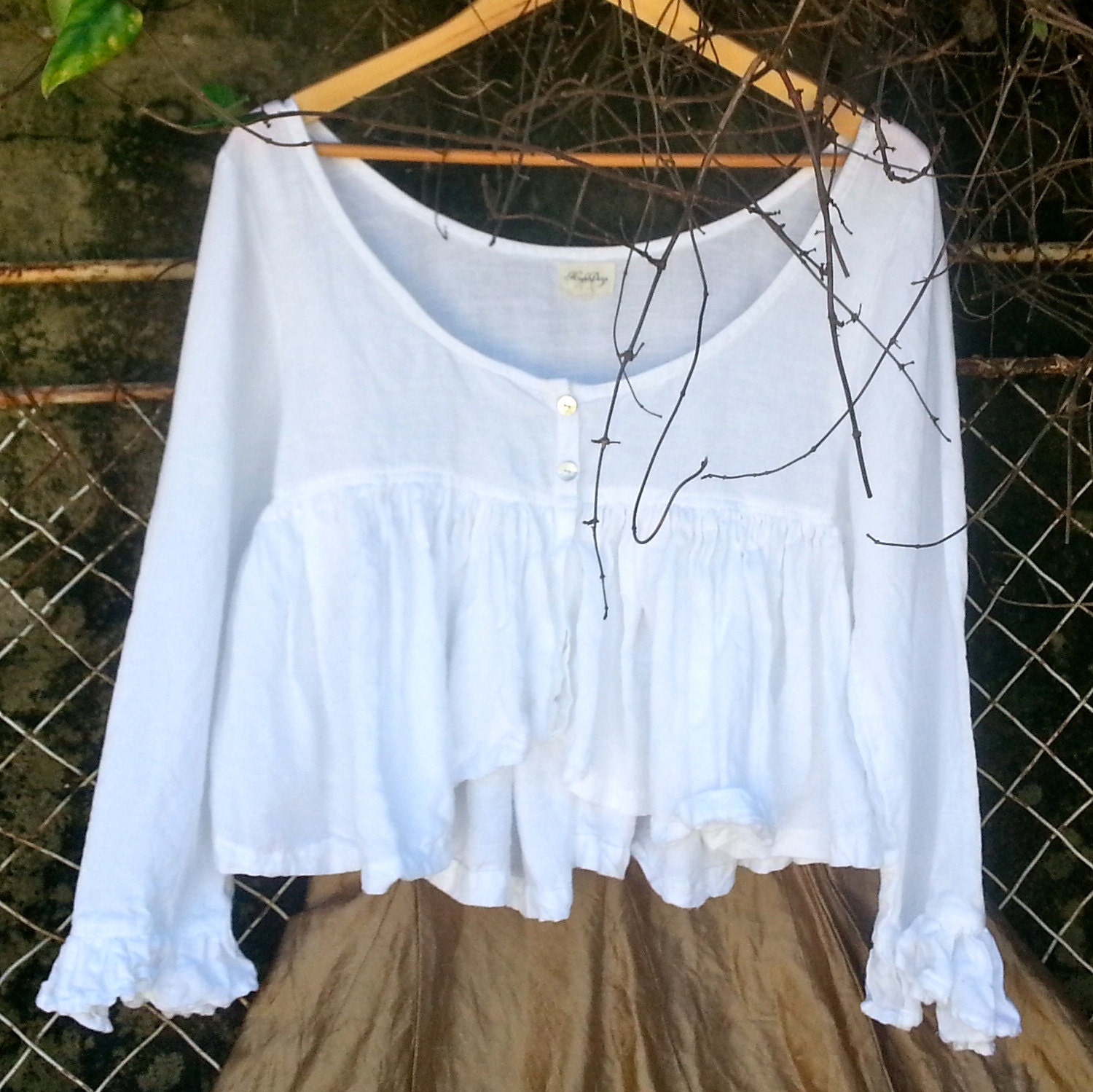 Small Linen Bolero Jacket