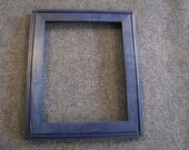 8 X 10 Quarter Sawn Rock Maple Blue Dye Picture frame