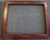 16x20 Curly Maple Reddish Brown Dye Picture Frame