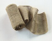 Burlap Ribbon Garland for Decorating Weddings and Crafts
