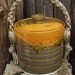 Made to Order Compost Lidded Jar Crock with Macrame Handle