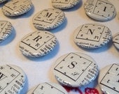 Vintage Alphabet Buttons Full Set