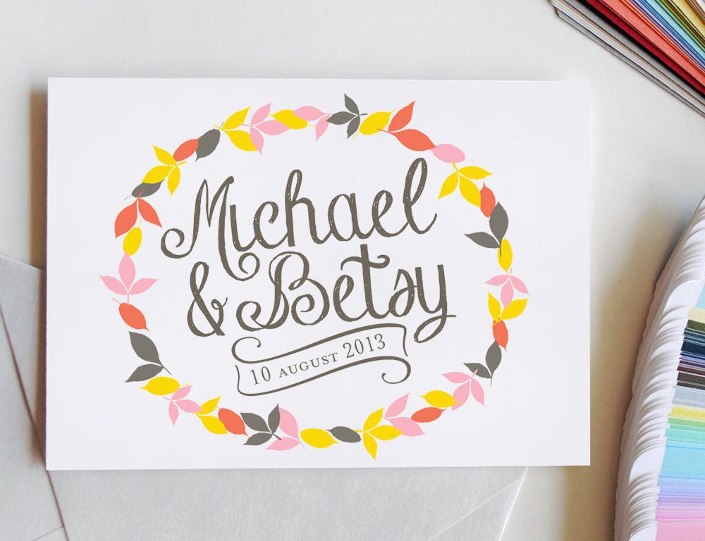 Wedding Logo, custom logo, save the date, custom monogram, personalized wedding, wedding stationery, DIY wedding, script font, digital file