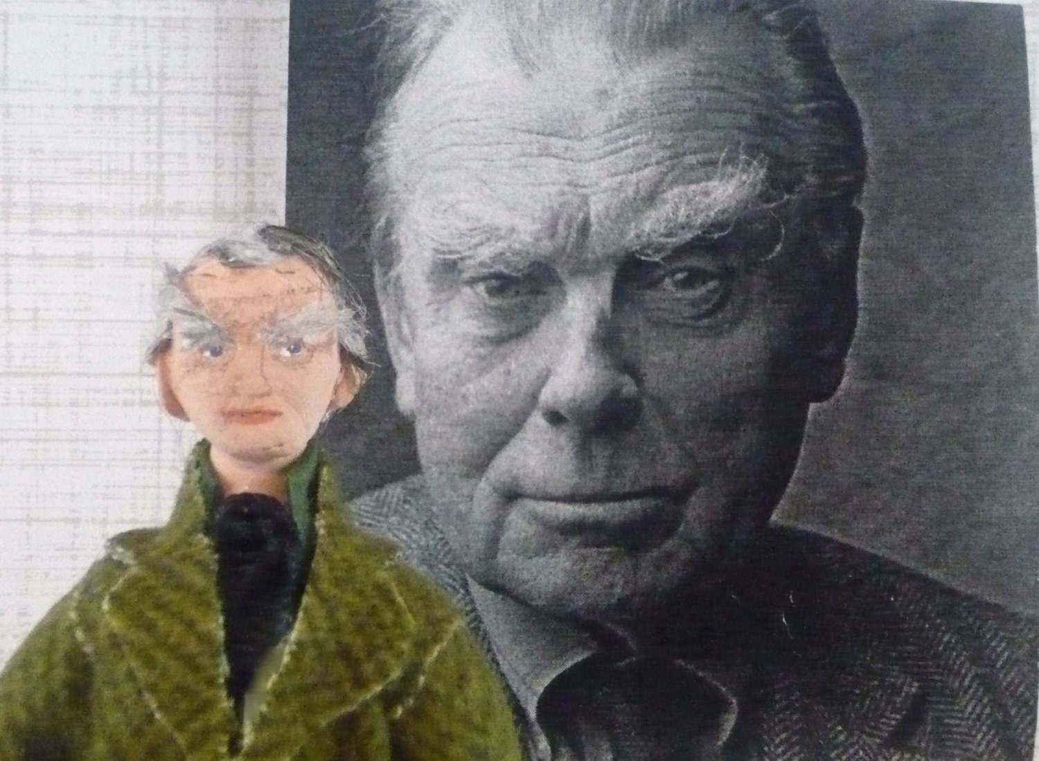 Czeslaw Milosz Historical Doll Miniature Art Collectible