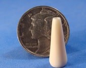 IGMA Artisan Bill Helmer Lathe Turned 1" Scale Mammoth Ivory Sleek Vase