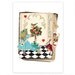 Alice in Wonderland, Collage Art Print, Giclee, Story Book, Vintage Inspired, Nursery Art, 8 x 10