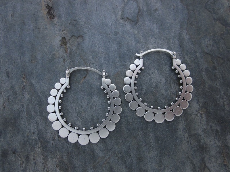 Large Sunflower Hoops