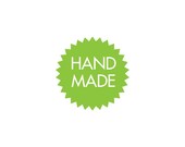Hand Made Rubber Stamp (Wood Mounted), Petite Starburst Design