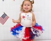 Newborn 4th Of July Outfit 4th Of July Pettiskirt 4th Of July Petti Dress 3 6 Month Infant 4th Of July Dress