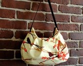 Pleated Bag // Shoulder Purse - Sparrows in Bark