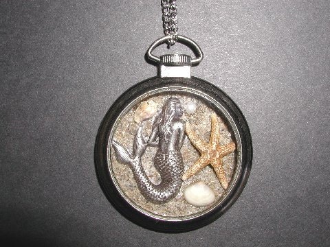 Mermaid with Sea Treasures Locket