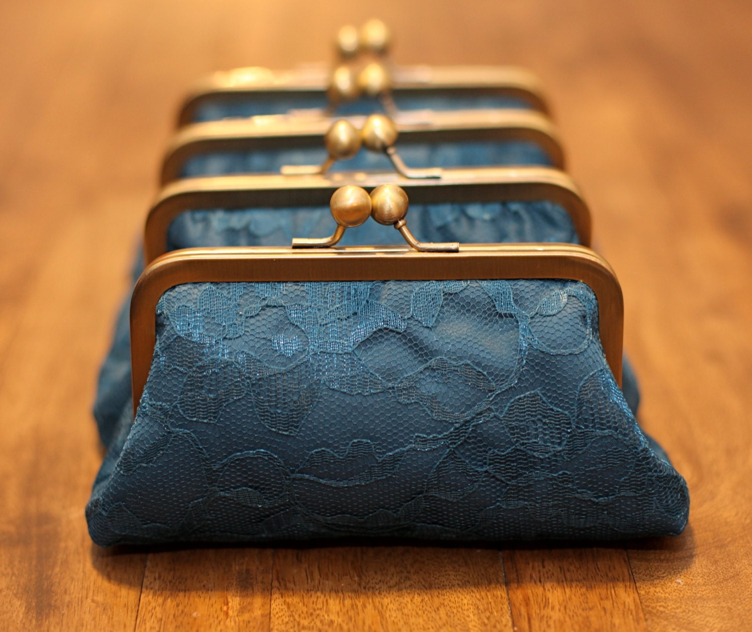Personalized Bridesmaids Gifts - Lace Clutches