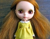 MADE TO ORDER moonrise kingdom dress for blythe in yellow