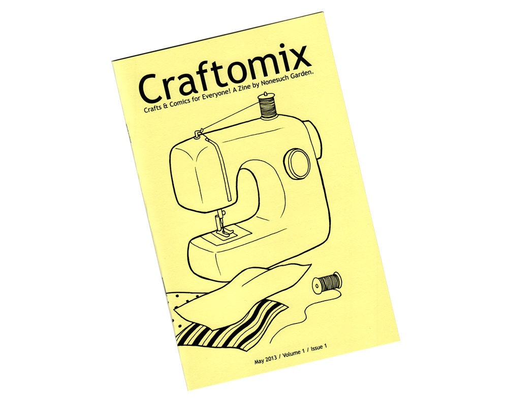 Craftomix Crafts and Comics for Everyone Zine - May 2013