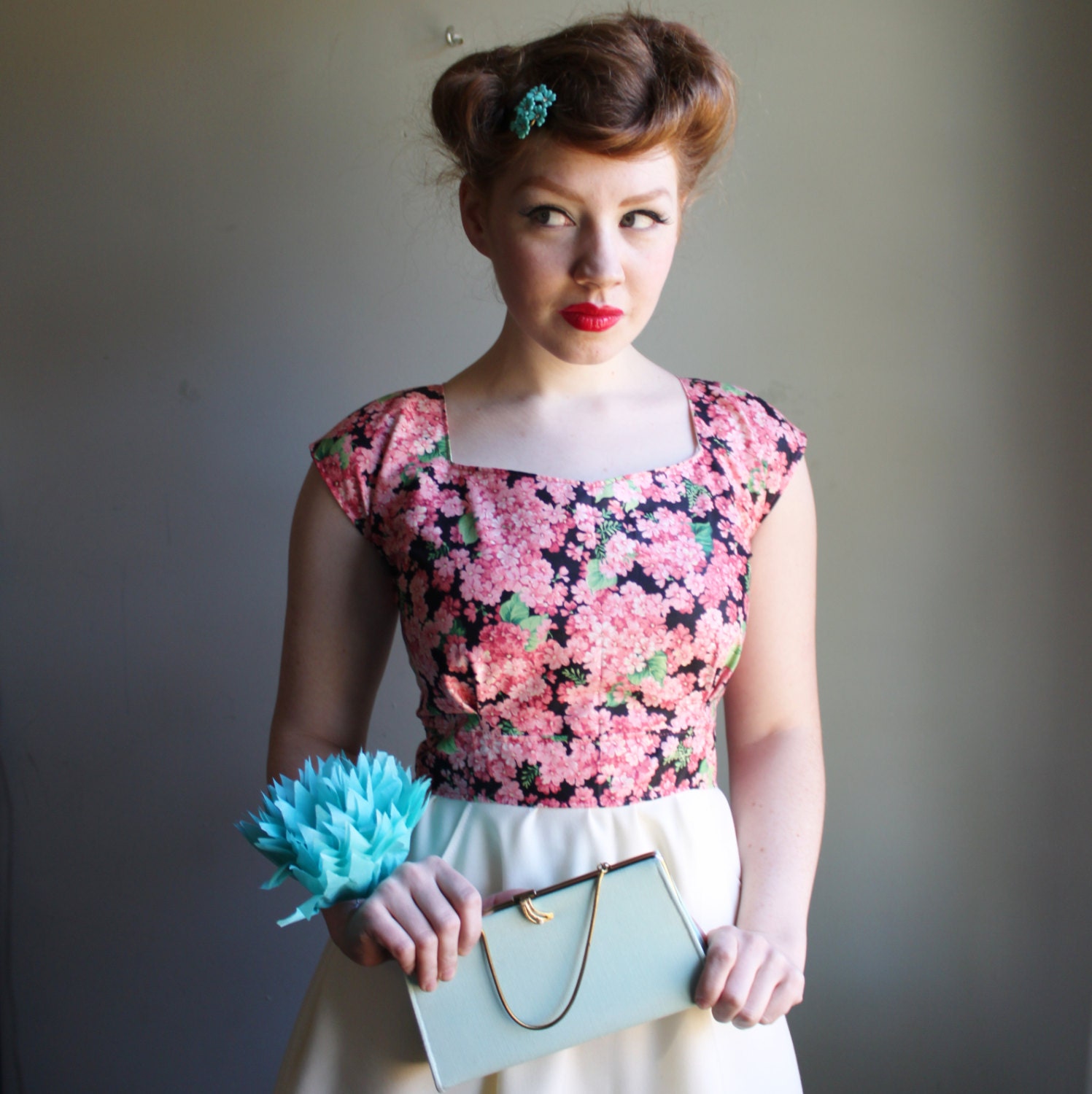 The Rita in Bloom Pocket Dress