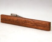 Tie Clip: African Bubinga Tie Bar tack (TB-BU-A)