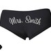 PERSONALIZED BRIDE SHORTIES, Boy short, underwear, panties, You Pick Colors, Fonts, etc
