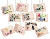Sets of postcards N-4, Postcard set, Postcard, Fun postcards, Fine Art Photography ,Art postcard, Colorful, 6x4(10x15cm)