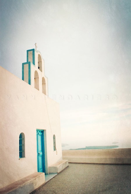 Fine art photography, Blue decor, Religious art, Blue photography, Summer photography, Minimalist photography, 5x7(13x18cm)