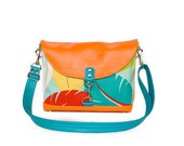 Clutch in Paradise Palms - Summer Vegan Beach Collection - Ready to Ship