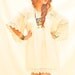 Romantic natural Mexican bohemian Mini Dress vintage Crochet Lace EXPRESS SHIPPING