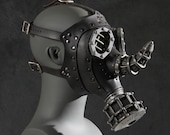 Rhino Gas Mask -- Steampunk Leather
