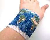 Earth Beadwoven Cuff