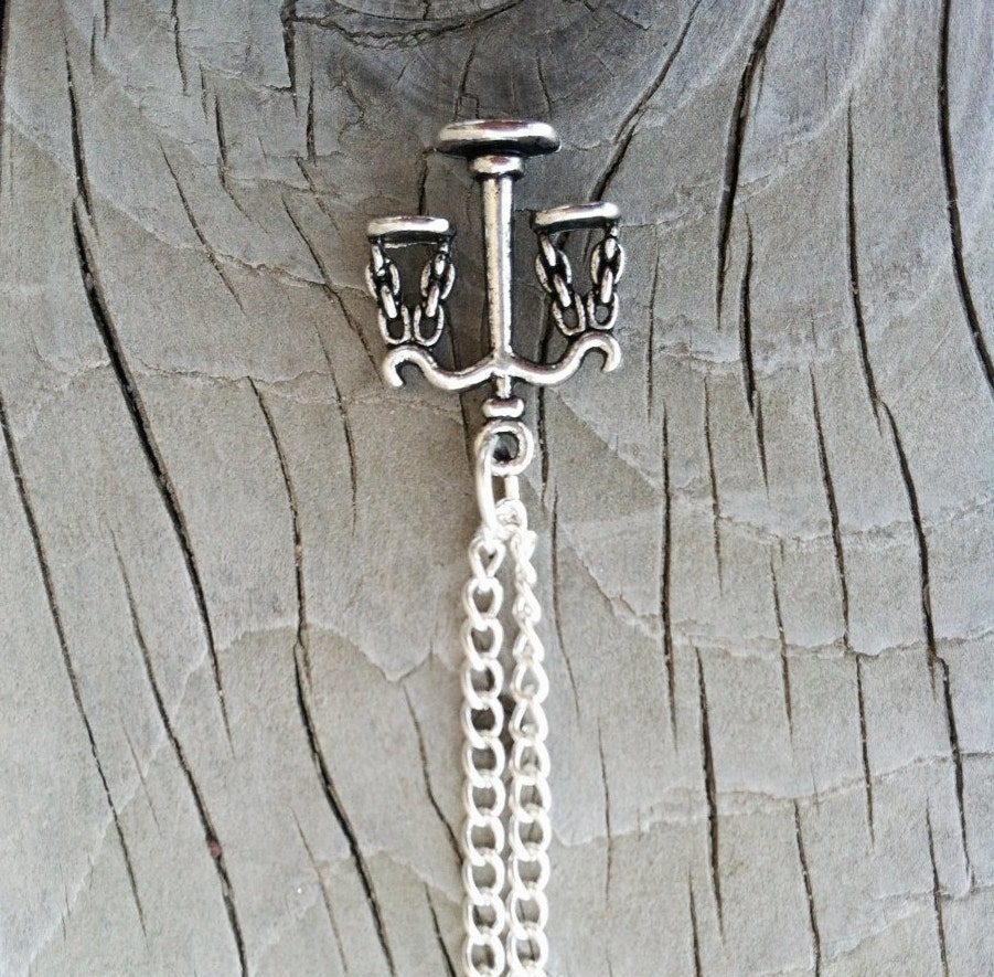 Silver Scales of Justice Necklace