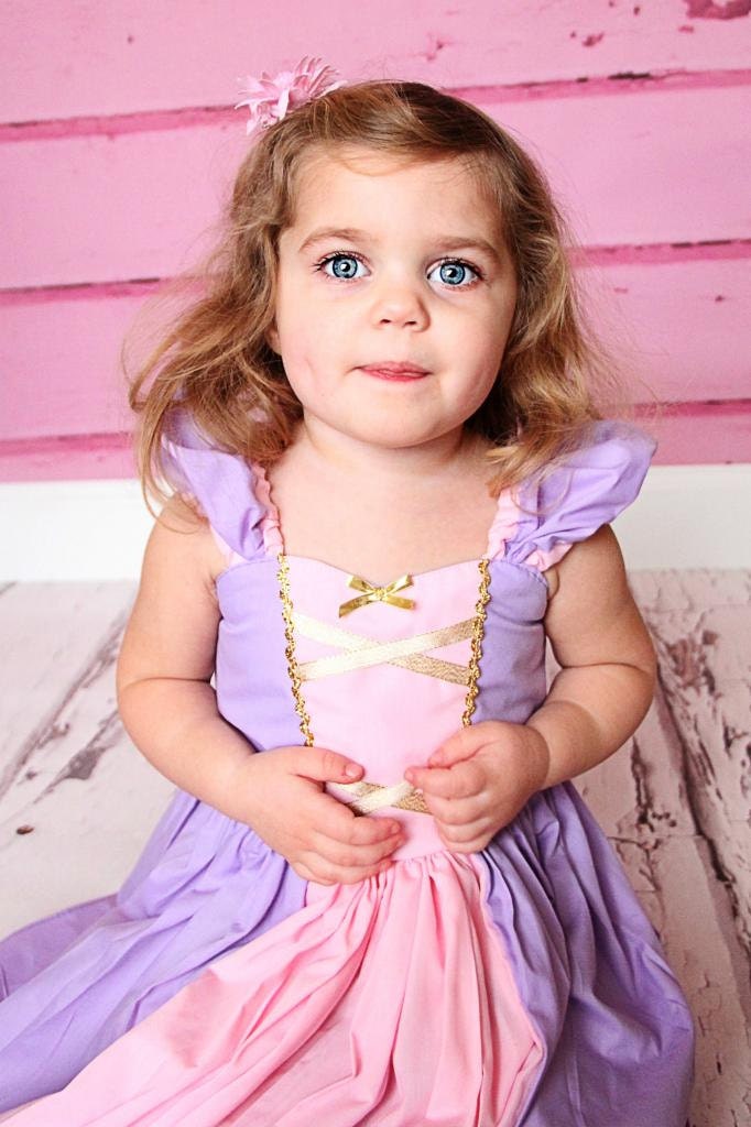 RAPUNZEL costume dress  princess dressfor toddlers and girls fun for special occasion or birthday party costume