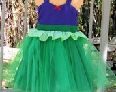 Mermaid dress  princess Tutu dress for birthday party dress  or portrait