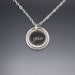 Give/Receive Necklace - silver inspirational words
